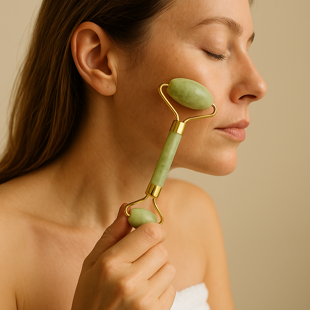 JadeGlow™ | Luxury Face Roller & Gua Sha Set