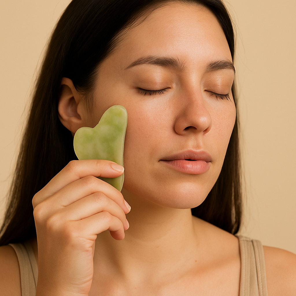 JadeGlow™ | Luxury Face Roller & Gua Sha Set